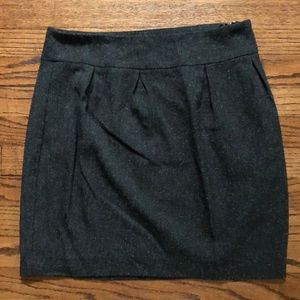 Merona Black Wool Skirt